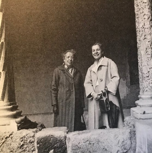 Hannah Arendt e sua amiga Mary McCarthy.