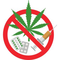 proibido uso de drogas