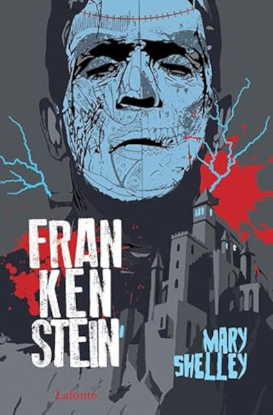 Capa de Frankentstein, da editora Lafonte, um exemplo de obra de &ldquo;tri&acirc;ngulo amoroso&rdquo;.|9|