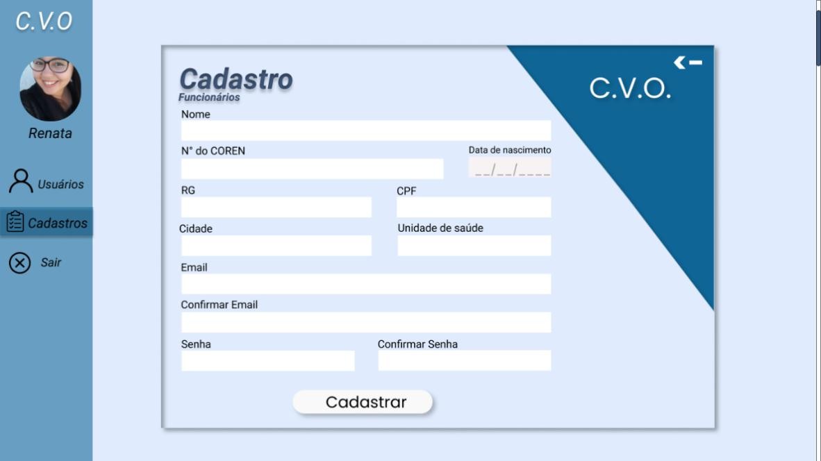 Tela Cadastro de Login Na Figura 5, o usuário deve criar seu login