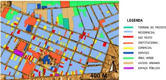 Fonte: Google Earth com modificações da autora, 2021.