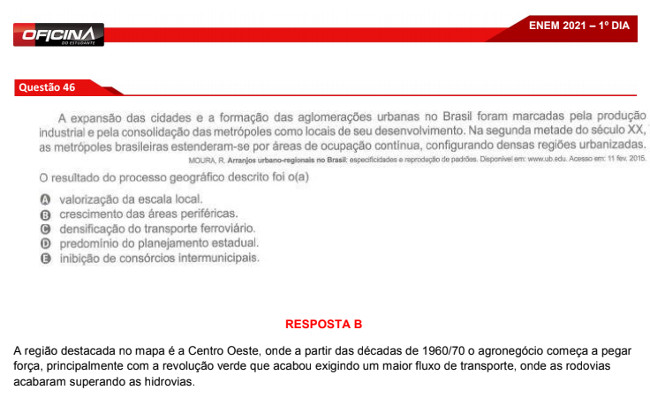 UNIFOR 2020 questão 46 - Estuda.com ENEM