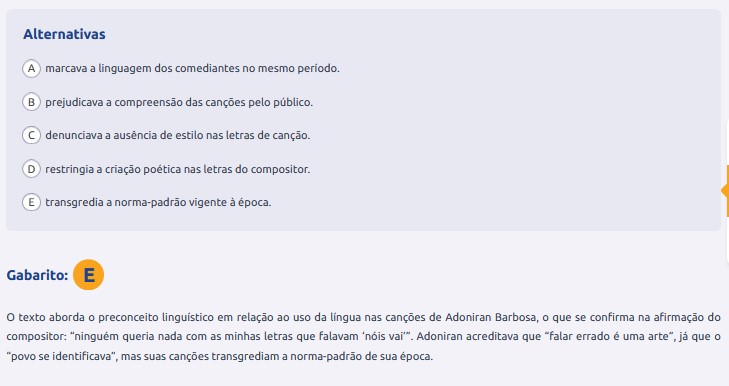 Questão 8 prova verde Enem 2024