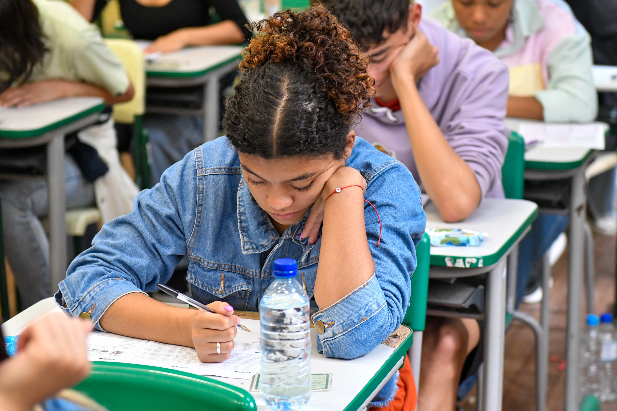 Estudante candidata do Provão Paulista