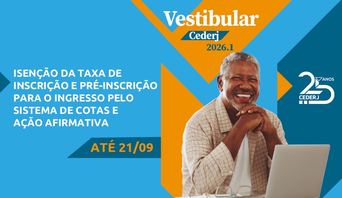 imagem de viulgação Cederj 2026